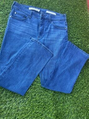 Anthropologie Straight-Leg Jeans in Blue Denim